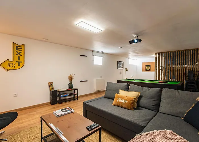 Apartment L'industriel - Billard Et Cinema - Hyper Centre Reims